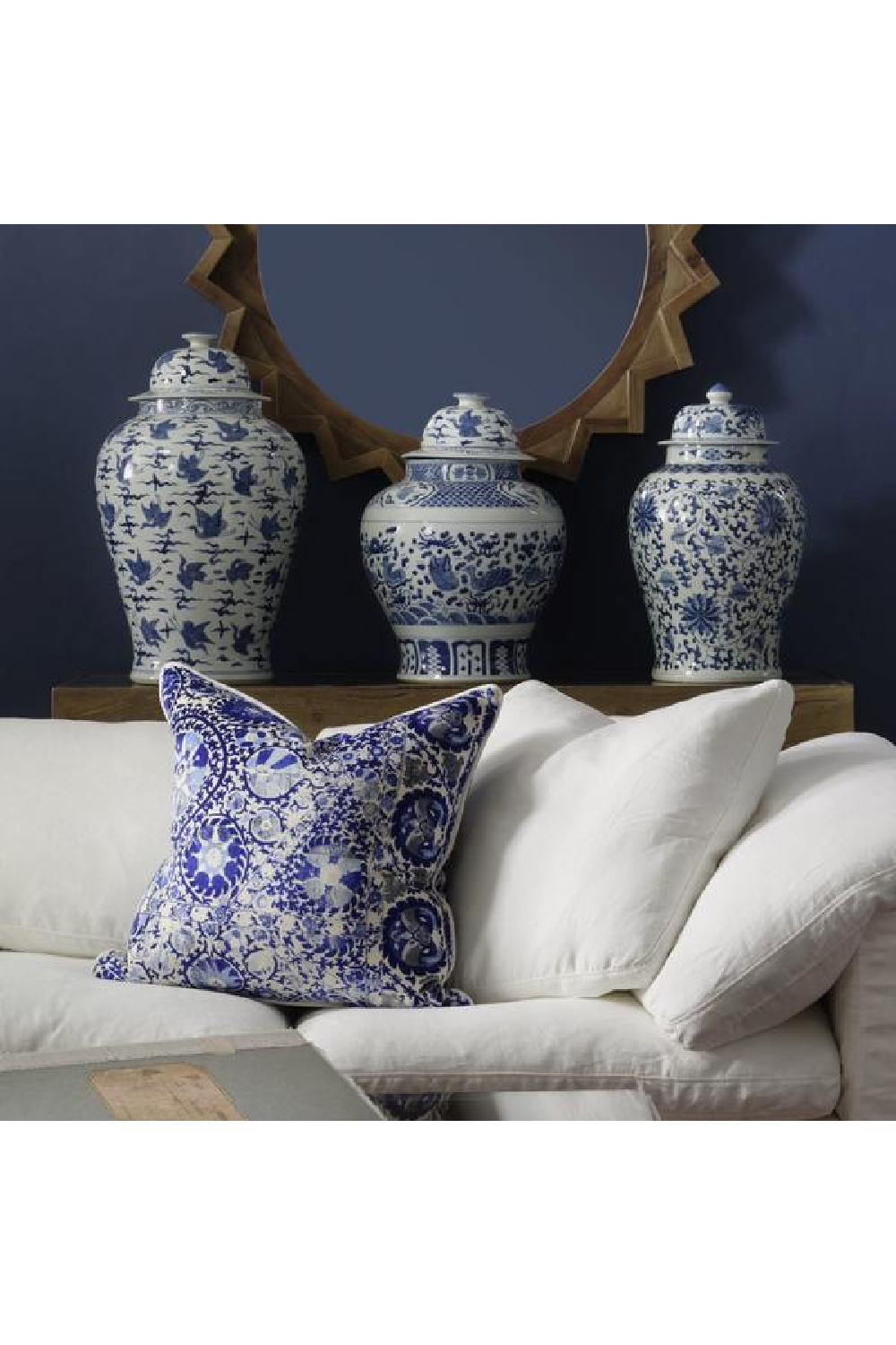 Velvet Vintage Suzani Cushion | Andrew Martin Iznik | OROA