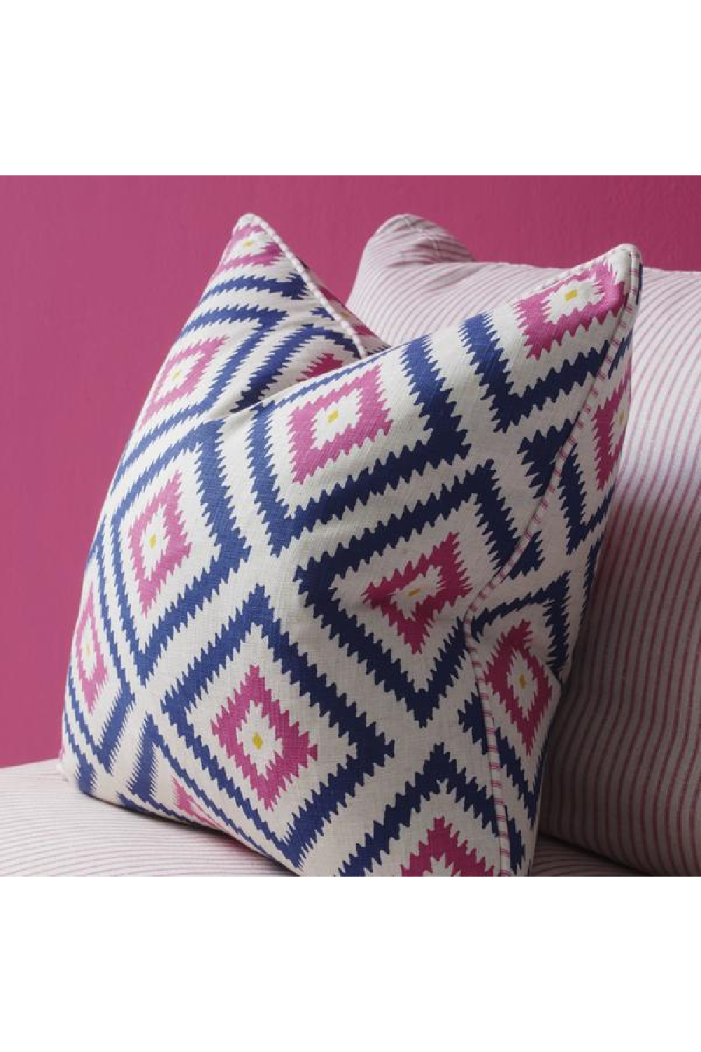 Multi-colored Geometric Cushion | Andrew Martin Glacier | OROA