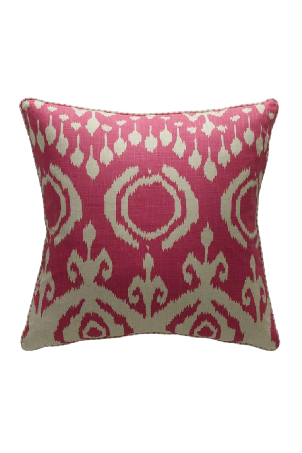 Ikat Cushion with Velvet Piping M | Andrew Martin Volcano | OROA