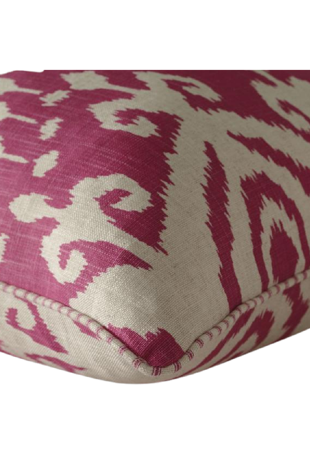 Ikat Cushion with Velvet Piping M | Andrew Martin Volcano | OROA