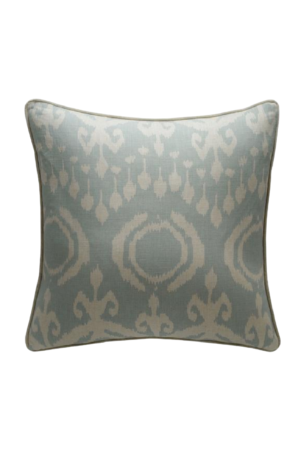 Ikat Cushion with Velvet Piping M | Andrew Martin Volcano | OROA