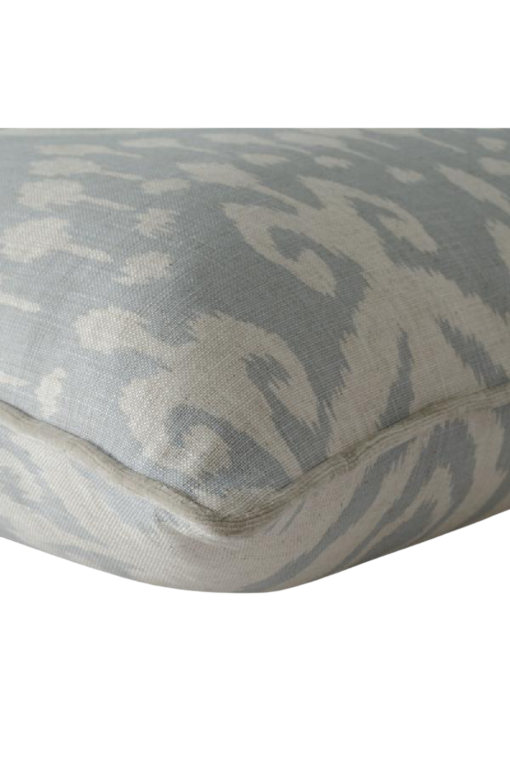 Ikat Cushion with Velvet Piping M | Andrew Martin Volcano | OROA