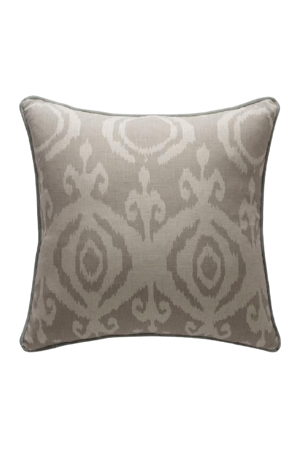 Ikat Cushion with Velvet Piping M | Andrew Martin Volcano | OROA