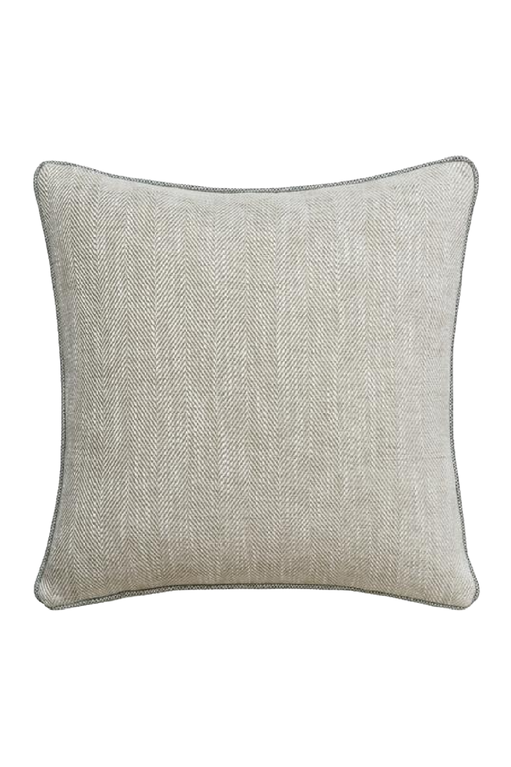 Chenille Cushion with Velvet Piping | Andrew Martin Summit | OROA