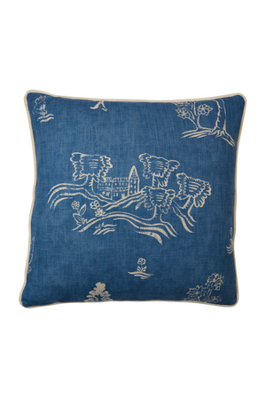 Tapestry Print Cushion | Andrew Martin Friendly Folk | OROA