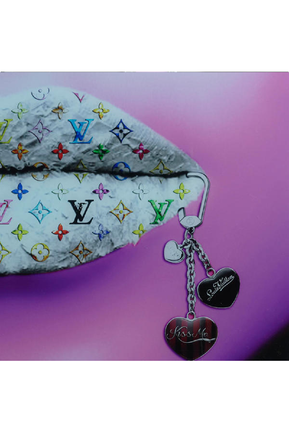 Luxury Brand Lips Artwork | Andrew Martin Louis Vuitton Purple | OROA