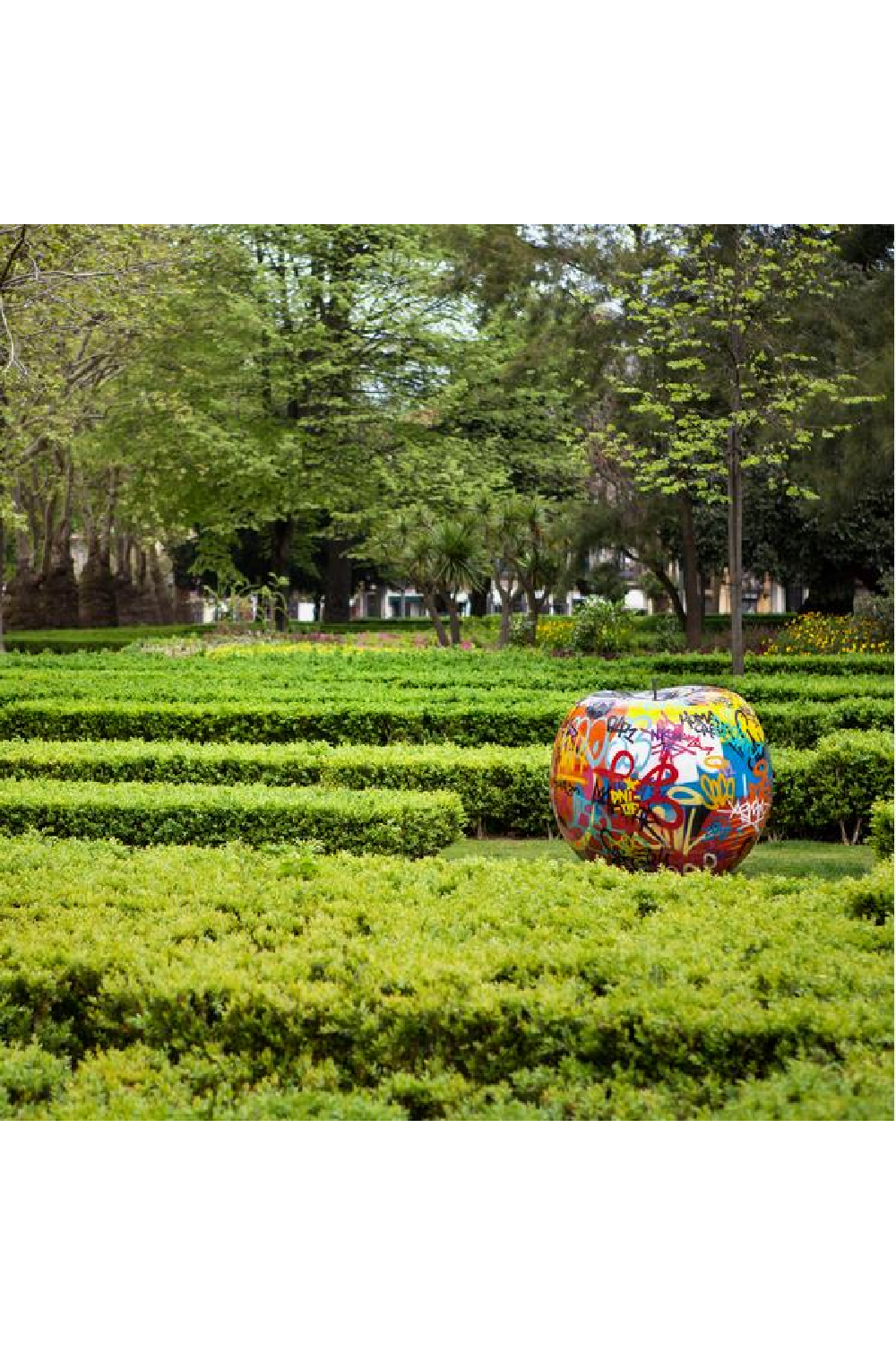 Apple Ceramic Sculpture | Andrew Martin Graffiti | OROA