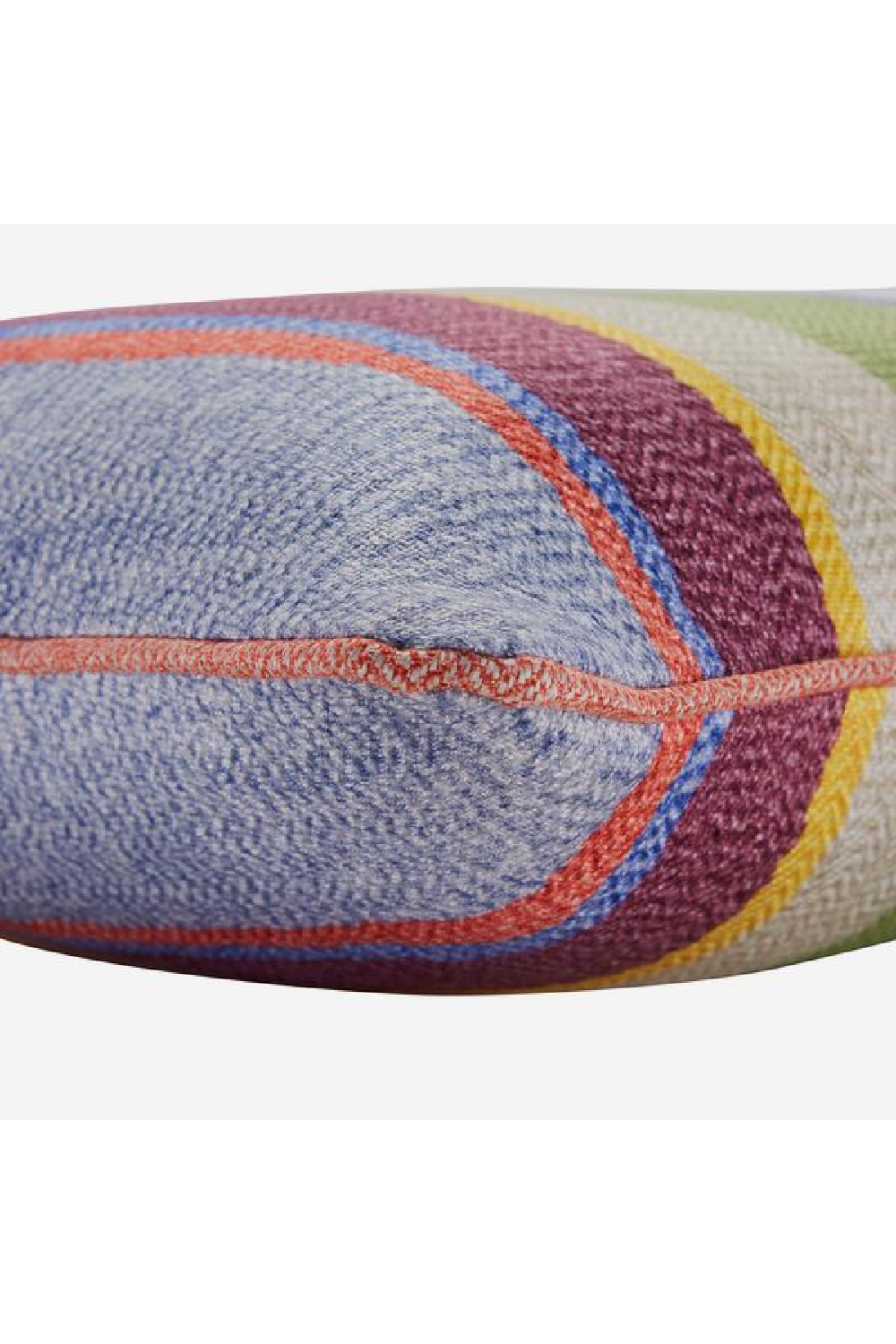 Multicolored Linen Blend Cushion | Andrew Martin Indus | OROA