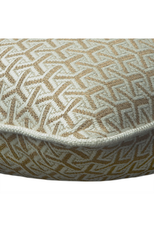 Geometric Cushion with Cream Piping | Andrew Martin Monte | OROA