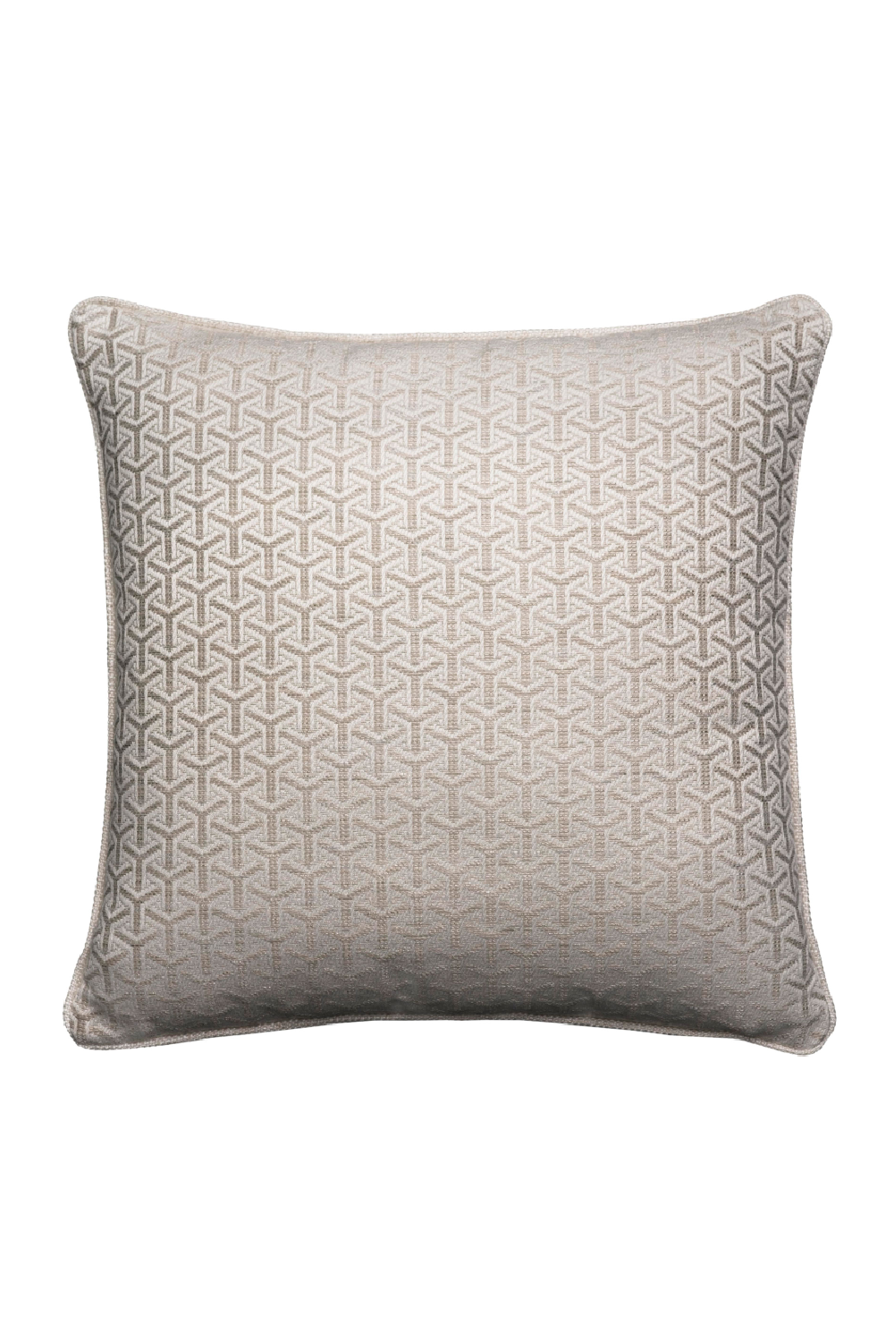 Geometric Cushion with Cream Piping | Andrew Martin Monte | OROA