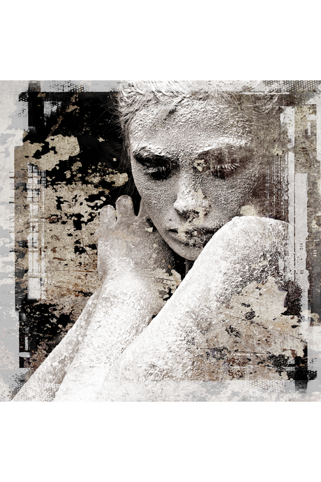 Textured Woman's Face Artwork | Andrew Martin White Woman | OROA
