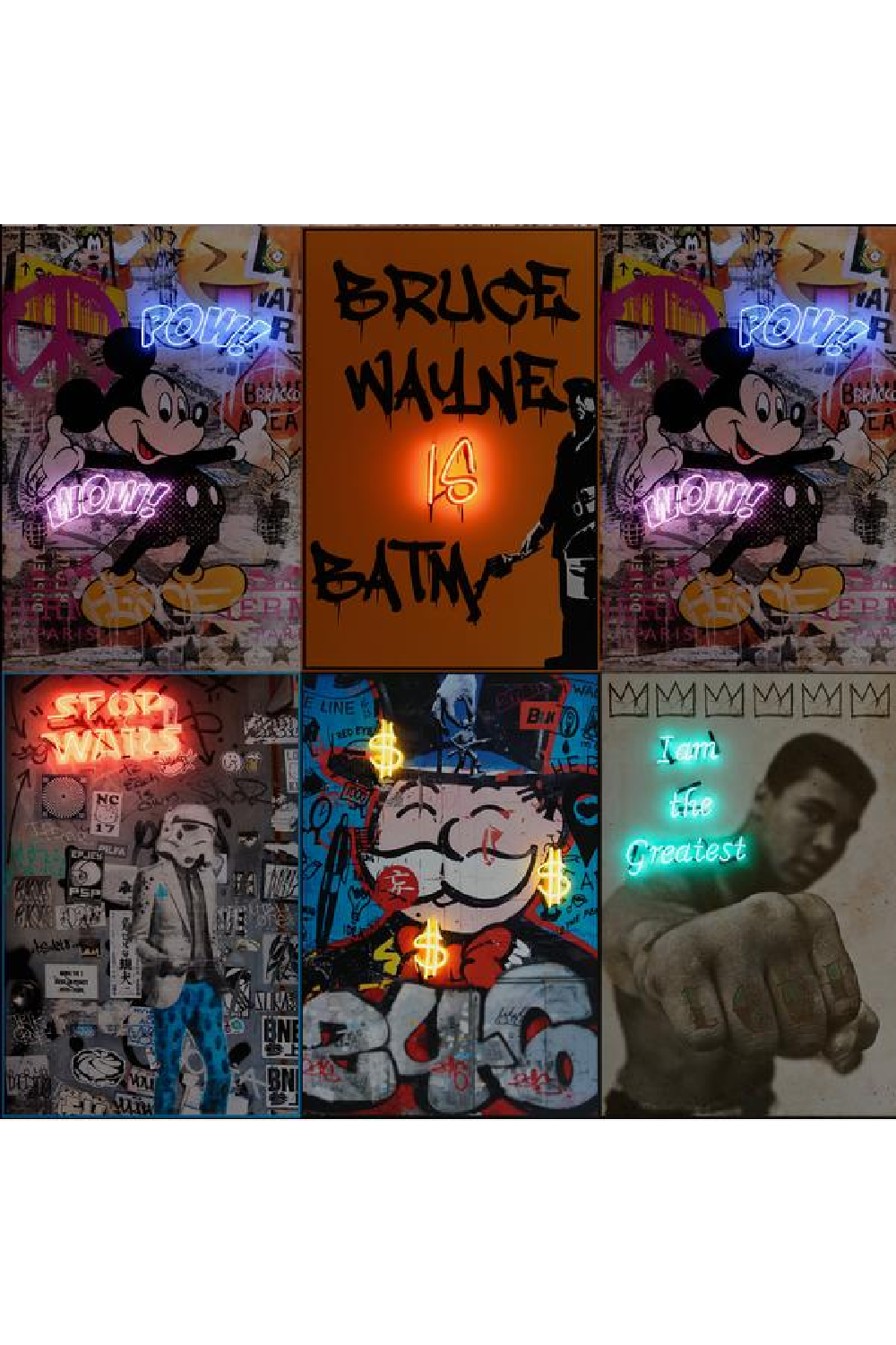 Stormtrooper Neon Artwork | Andrew Martin Star Wars | OROA