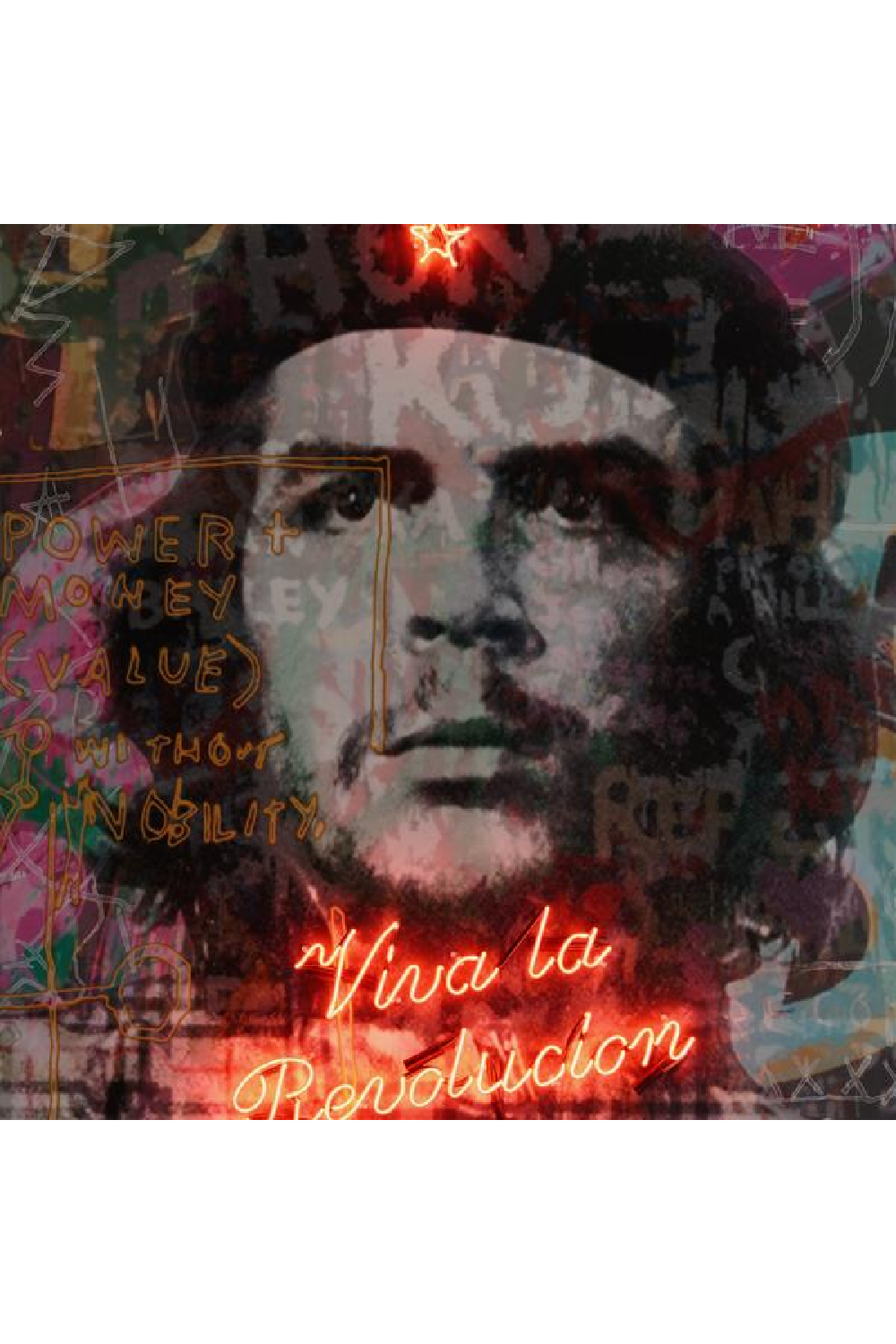 Che Guevarra Neon Artwork | Andrew Martin Che's Revolution | OROA