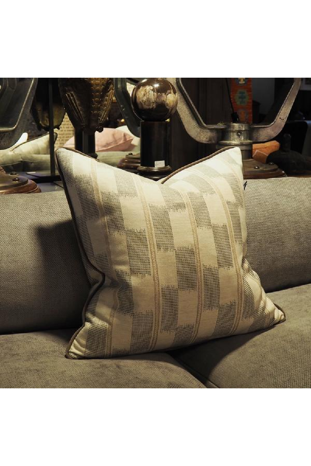 Geometric Design Cushion | Andrew Martin Positano | OROA