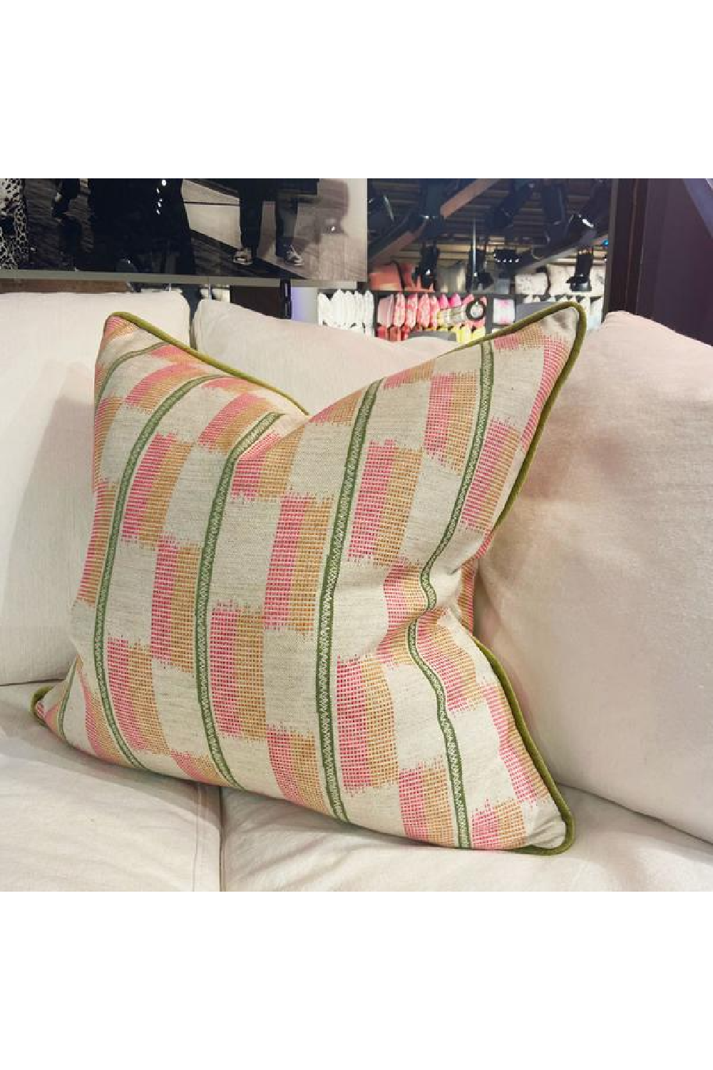 Geometric Design Cushion | Andrew Martin Positano | OROA