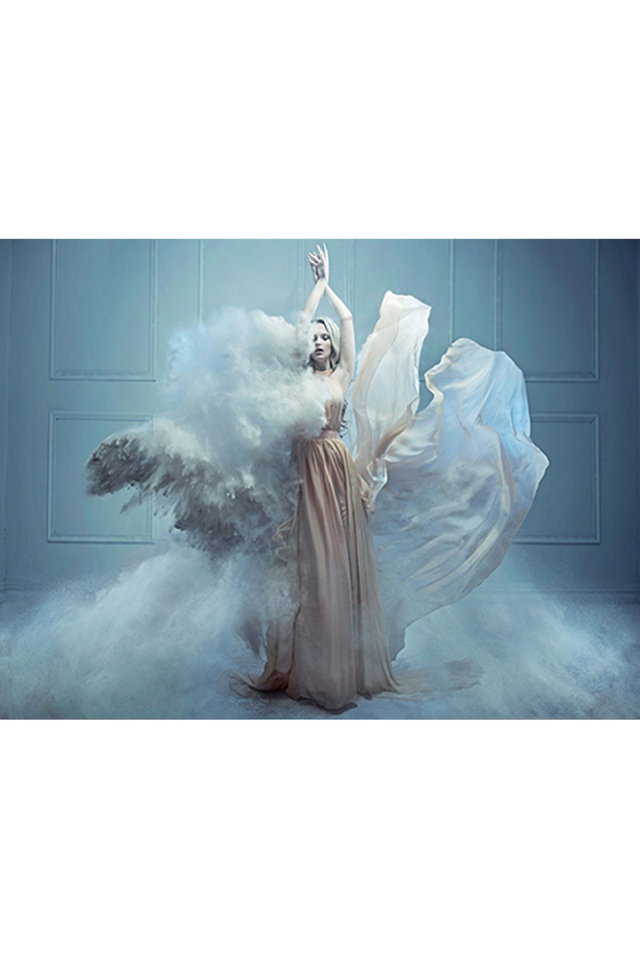 Surrealist Feminine Photographic Artwork | Andrew Martin White Flame