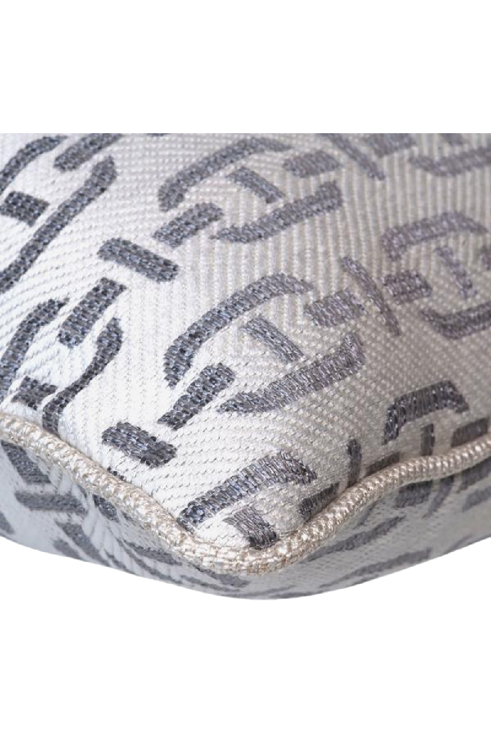 Chain Link Pattern Square Cushion | Andrew Martin Burlington | OROA
