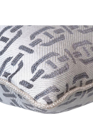 Chain Link Pattern Square Cushion | Andrew Martin Burlington | OROA