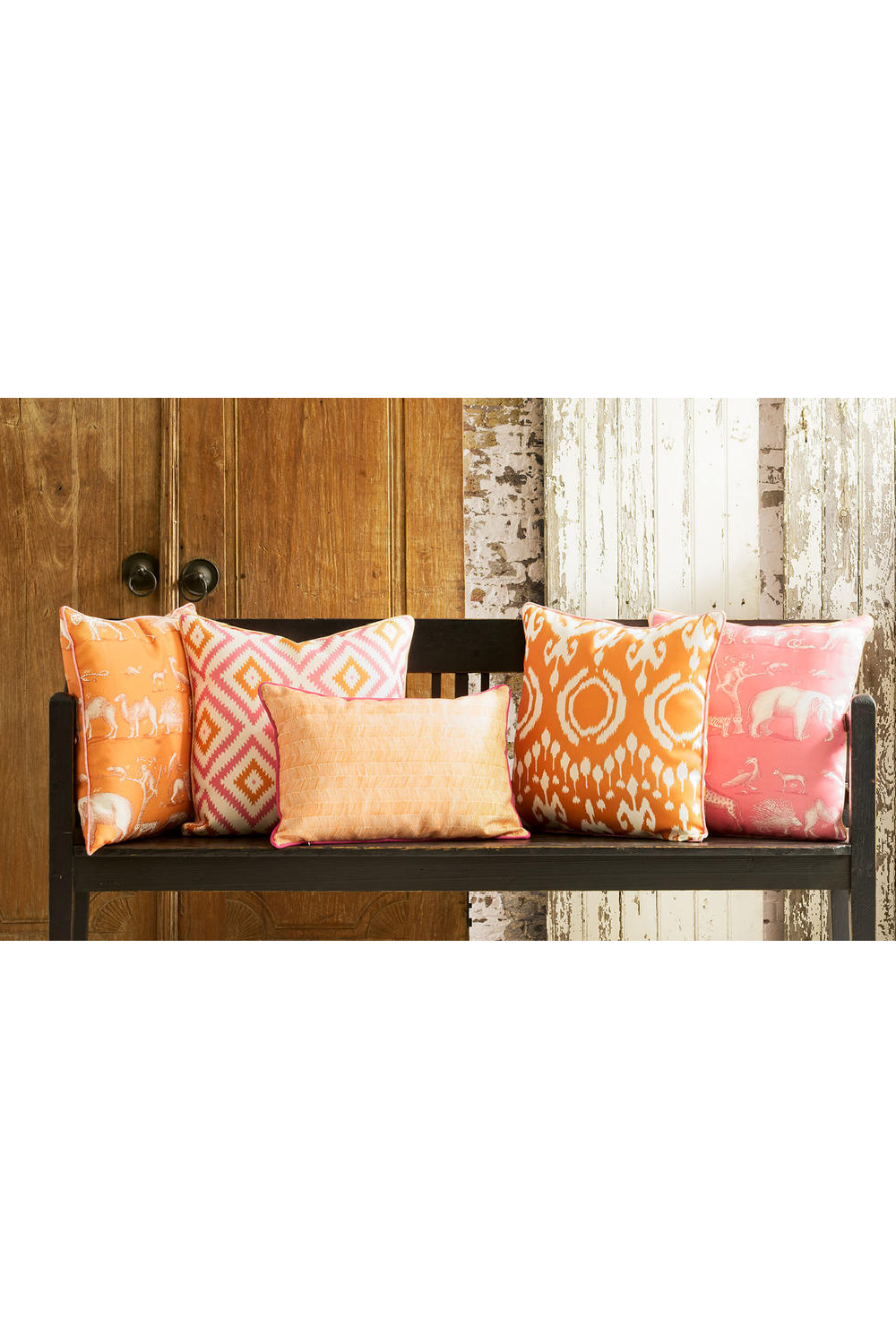 Herringbone Outdoor Cushion | Andrew Martin Delta | OROA