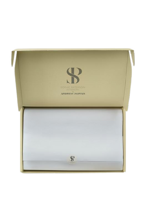 Nude Wool and Cashmere Geometric Throw | Andrew Martin Monte  | OROA