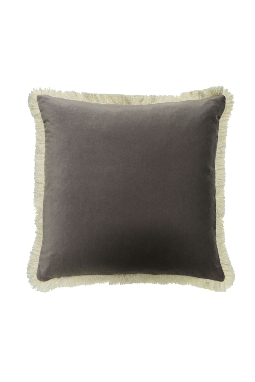 Fringed Velvet Cushion | Andrew Martin Pelham | OROA