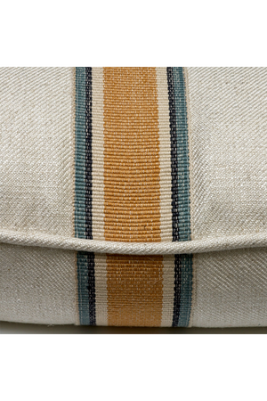 Woven Medal Striped Linen Cushion | Andrew Martin Hedgerow | OROA