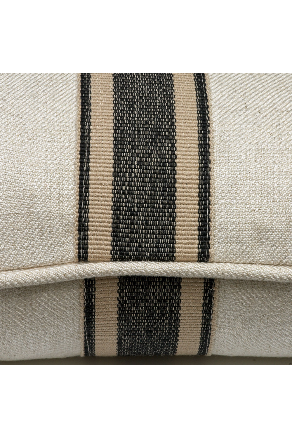 Woven Medal Striped Linen Cushion | Andrew Martin Hedgerow | OROA