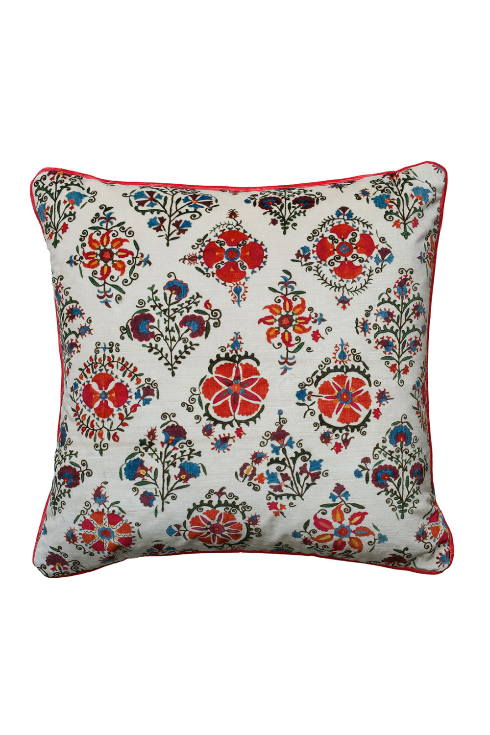 Suzani Print Throw Pillow | Andrew Martin Kermina | OROA