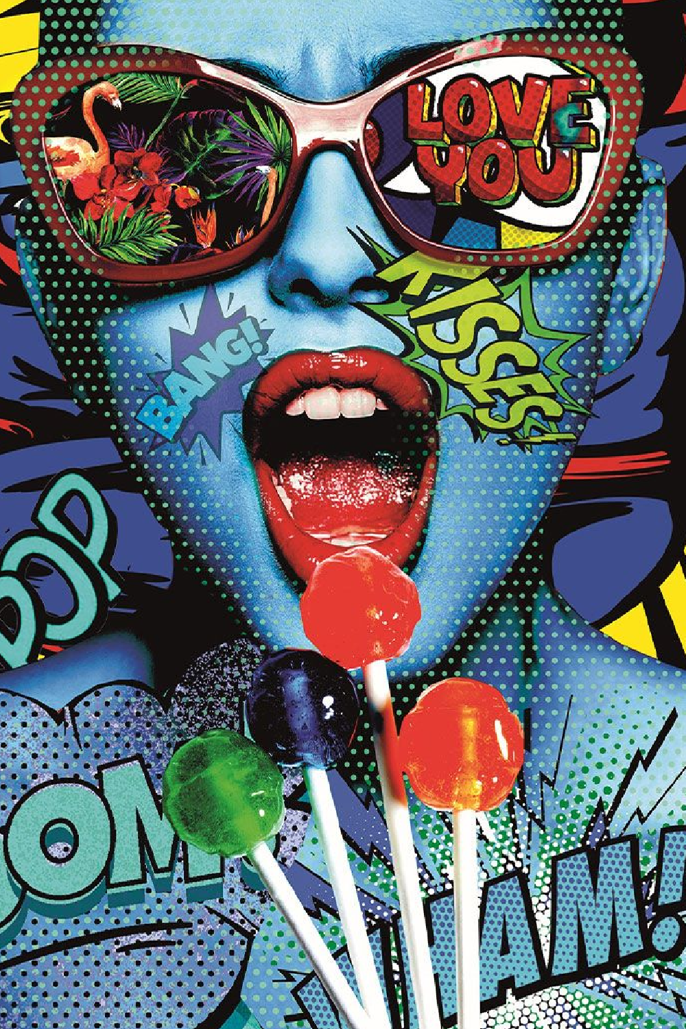 Pop Art Inspired Plexiglass Artwork | Andrew Martin Lollypop | Oroa.com.