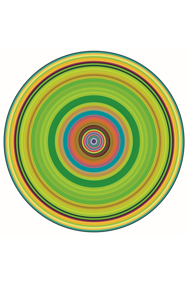 Gradient Plexiglass Art Print | Andrew Martin Circle Tip 2 | Oroa.com