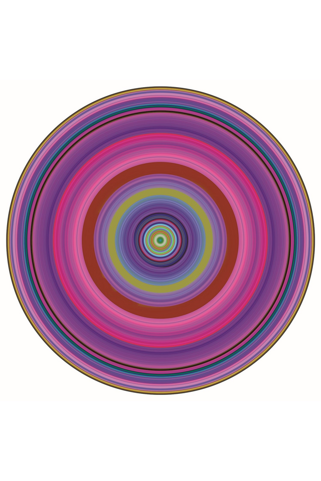 Gradient Plexiglass Art Print | Andrew Martin Circle Tip 3 | Oroa.com