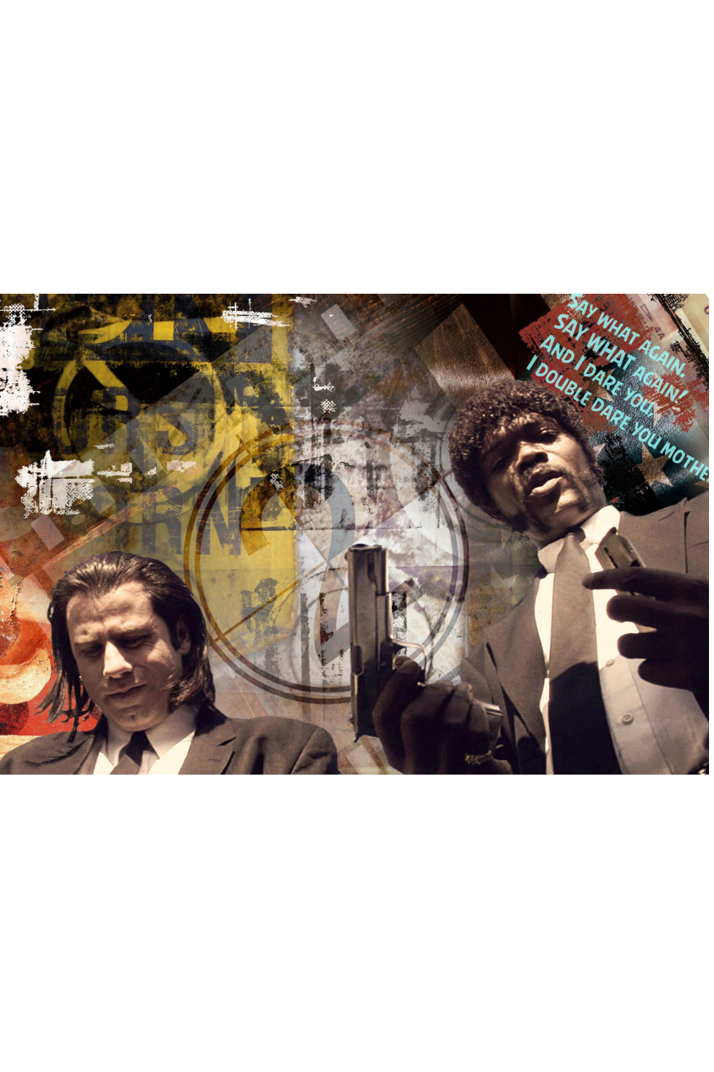 Classic Movie Scene Photographic Art | Andrew Martin Pulp Fiction | Oroatrade.com