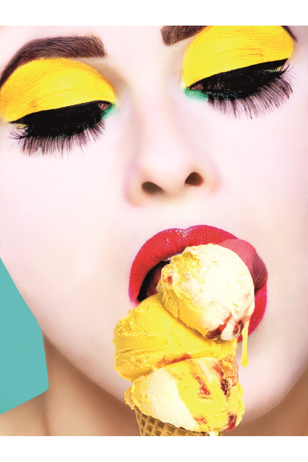 Pop Art Portrait | Andrew Martin Ice Cone | Oroa.com.