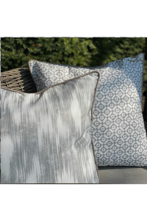 Diamond Patterned Outdoor Throw Pillow | Andrew Martin Audley | OROA