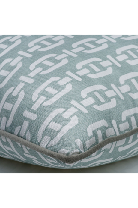 Chain Link Outdoor Throw Pillow | Andrew Martin Burlington | OROA