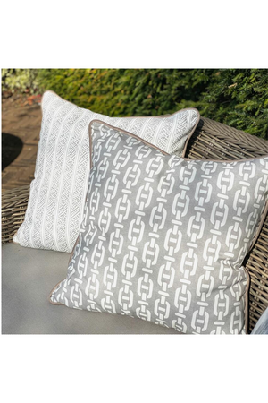 Chain Link Outdoor Throw Pillow | Andrew Martin Burlington | OROA