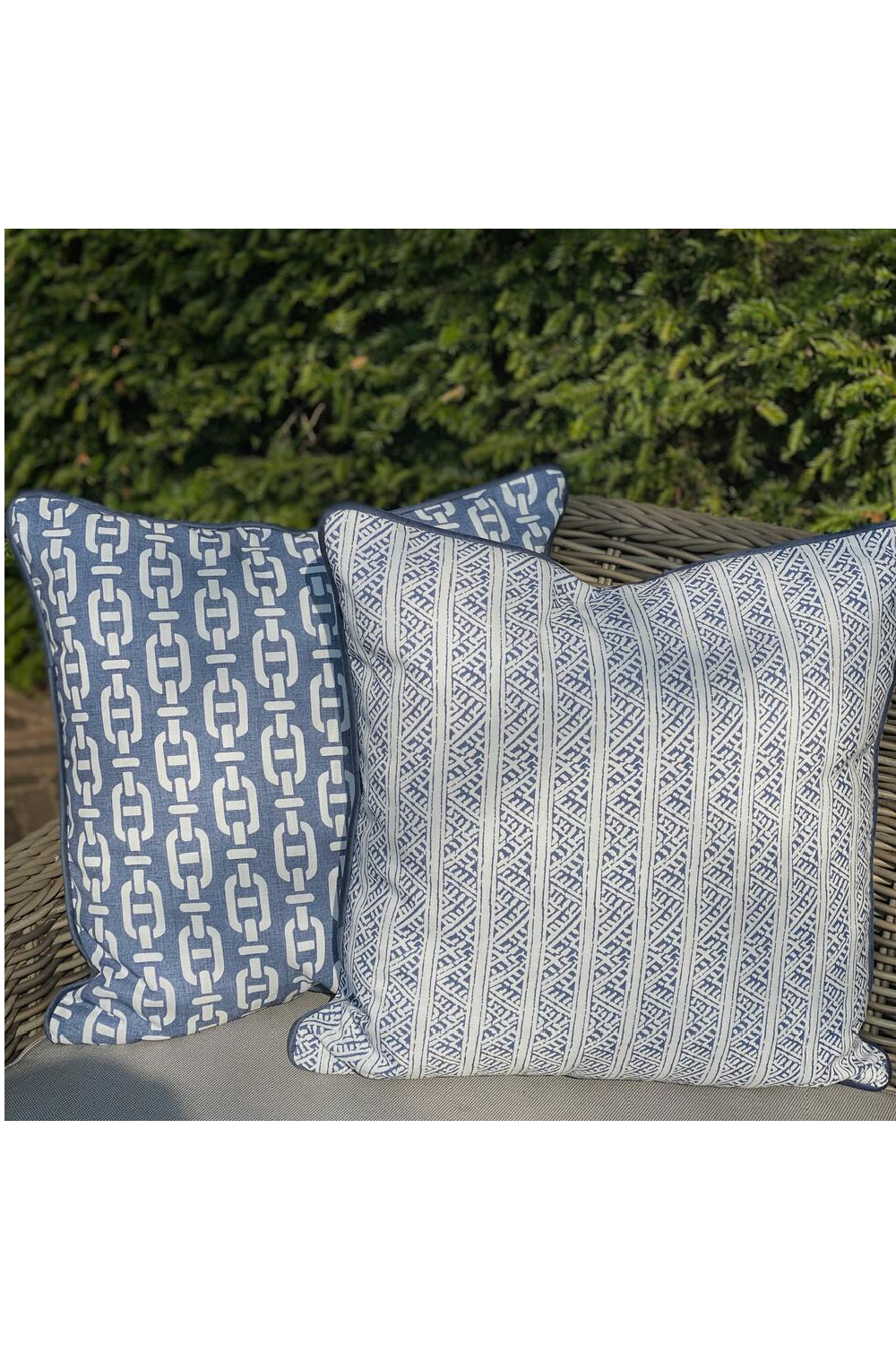 Batik Print Outdoor Throw Pillow | Andrew Martin Ostuni | OROA