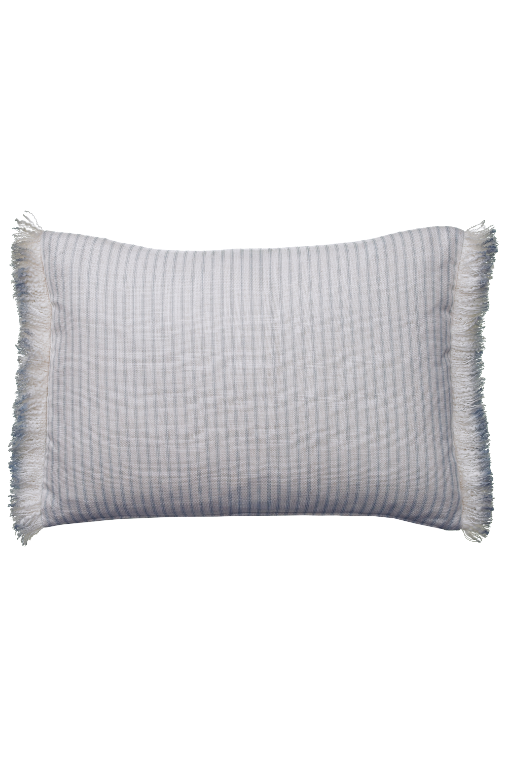 Stripe Cushion With Fringes | Andrew Martin Picket Leaf | Oroa.com