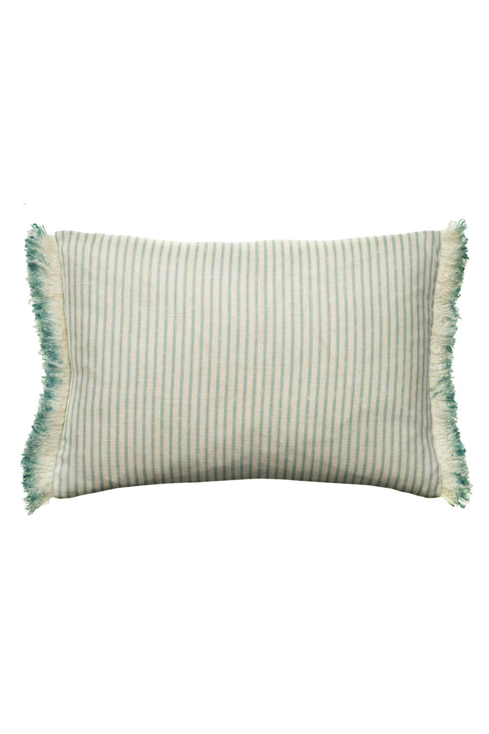 Stripe Cushion With Fringes | Andrew Martin Picket Leaf | Oroa.com