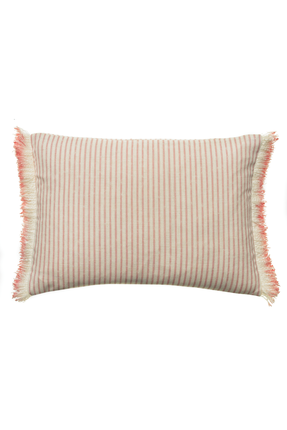 Stripe Cushion With Fringes | Andrew Martin Picket Leaf | Oroa.com