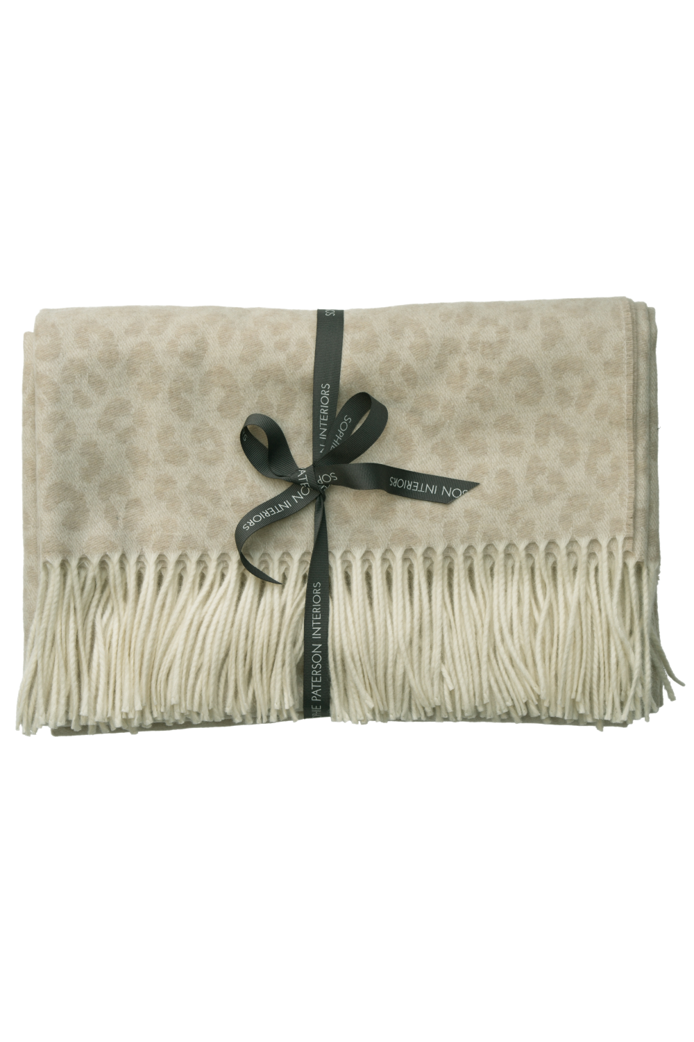 Animal Print Wool Throw | Andrew Martin Wildcat | Oroa.com