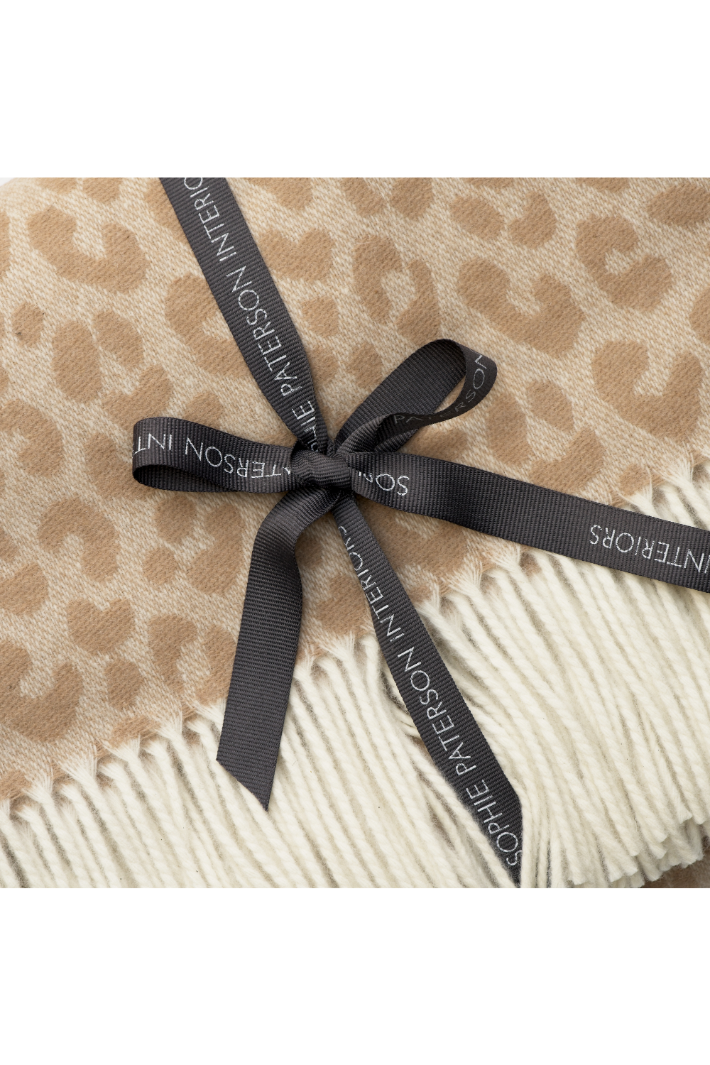 Animal Print Wool Throw | Andrew Martin Wildcat | Oroa.com