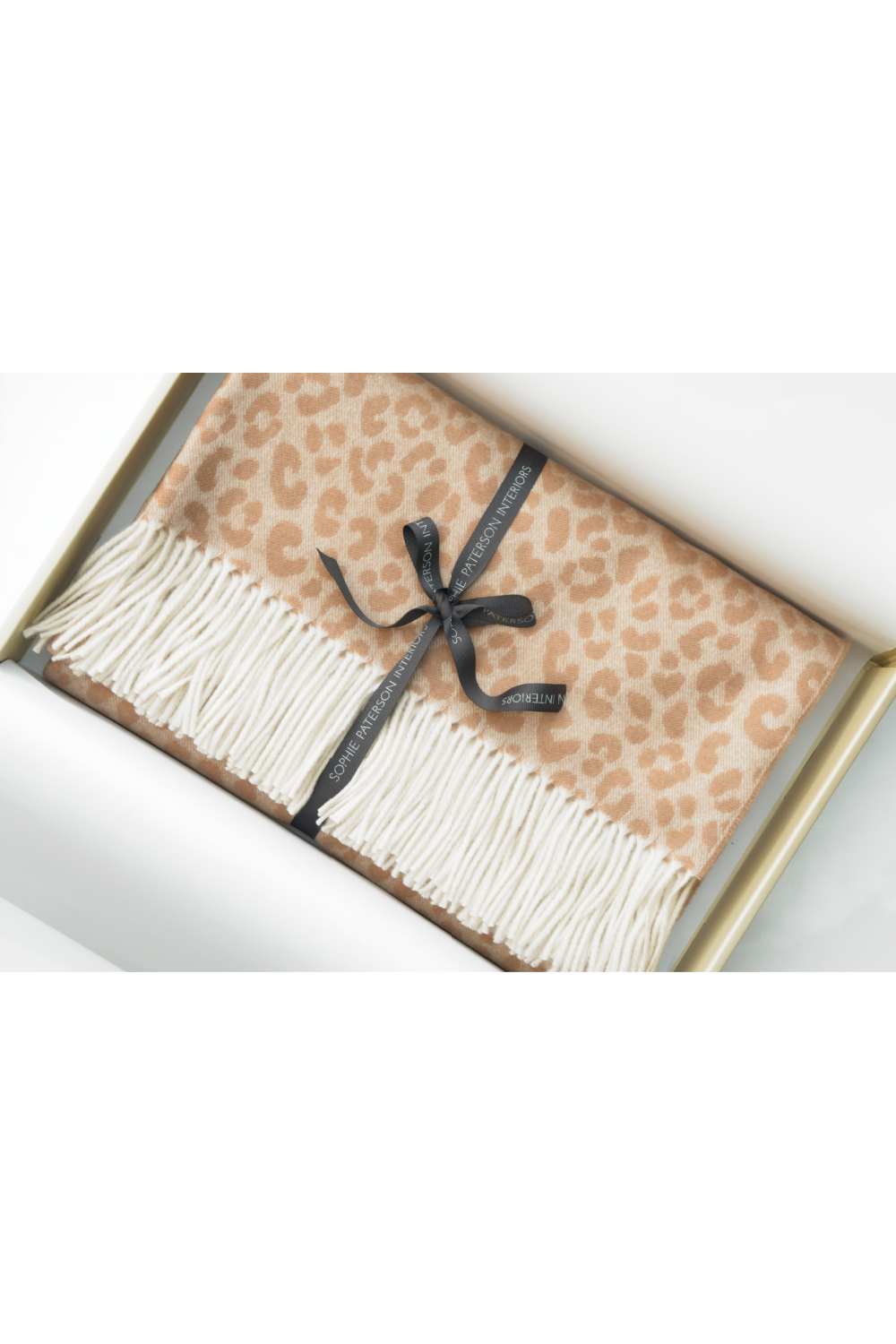 Animal Print Wool Throw | Andrew Martin Wildcat | Oroa.com