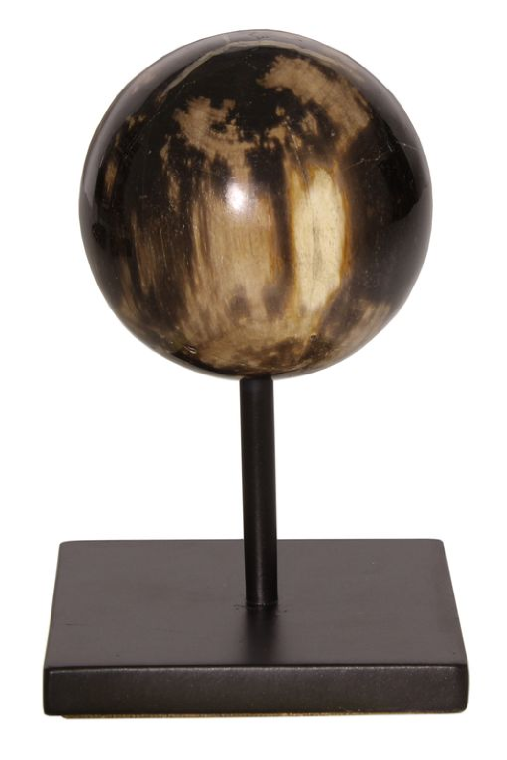 Petrified Wood Sphere On Stand | Andrew Martin | Oroa.com