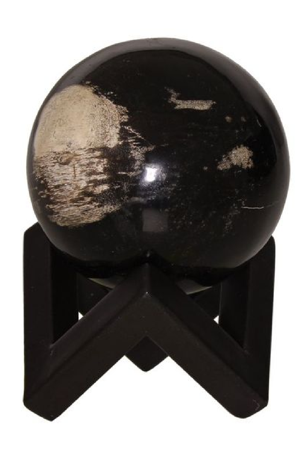 Petrified Wood Decorative Sphere | Andrew Martin | Oroa.com