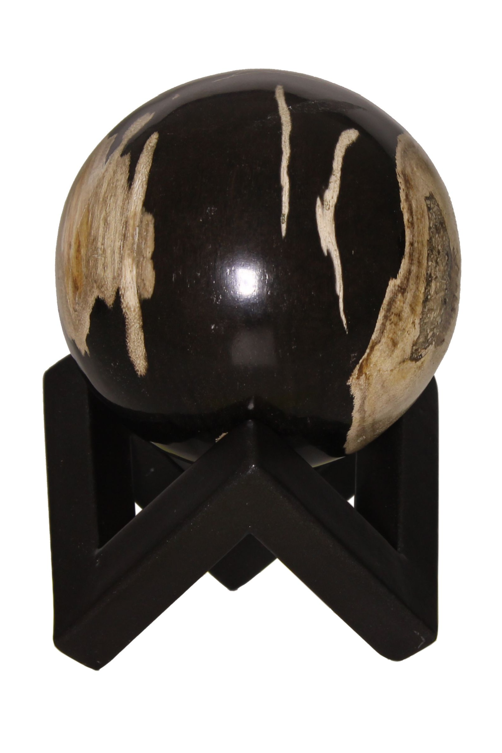 Petrified Wood Decorative Sphere | Andrew Martin | Oroa.com