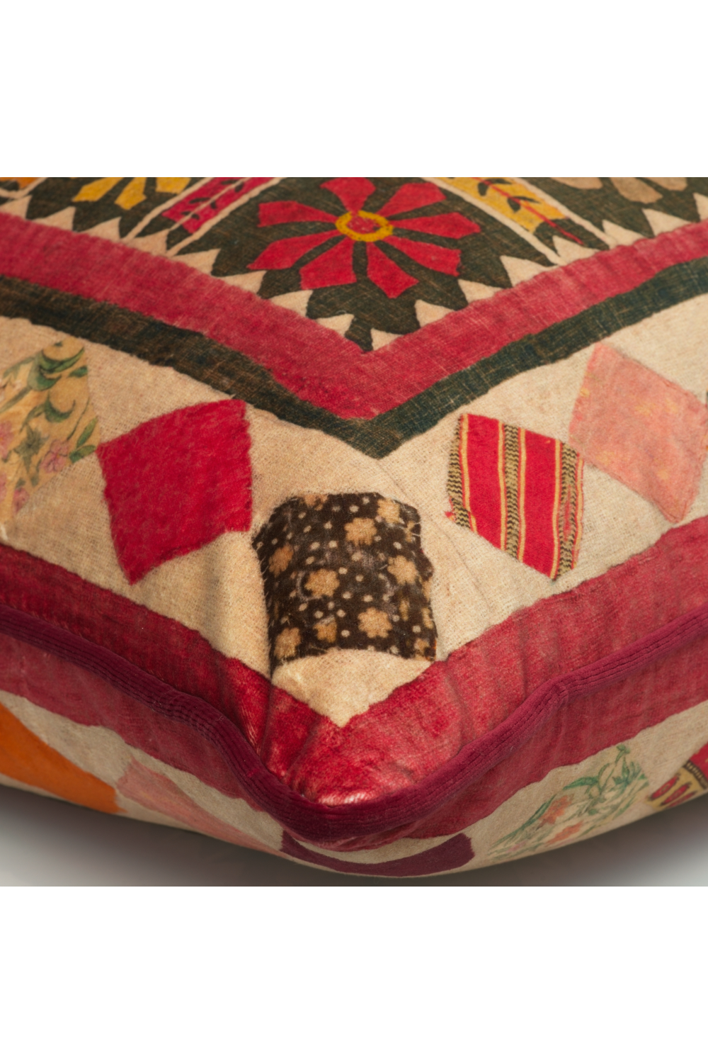 Bohemian Cushion With Piping | Andrew Martin Courtyard | Oroa.com