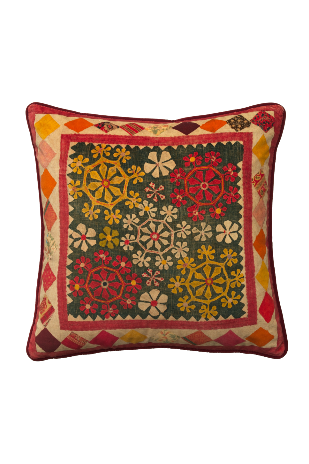 Bohemian Cushion With Piping | Andrew Martin Courtyard | Oroa.com