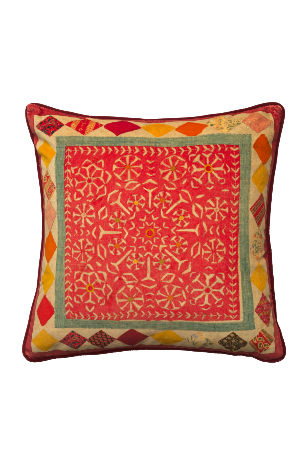 Bohemian Cushion With Piping | Andrew Martin Courtyard | Oroa.com