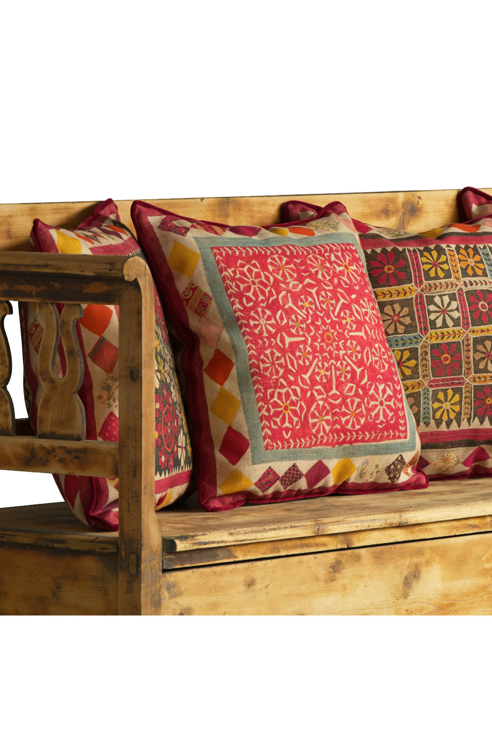 Bohemian Cushion With Piping | Andrew Martin Courtyard | Oroa.com